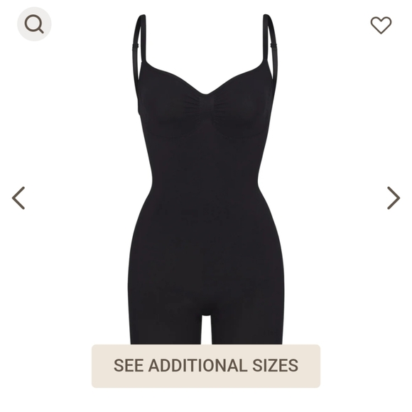 NWT SKIMS LOW BACK MID THIGH BODYSUIT - Picture 1 of 10